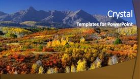  Presentation with divide - Slides featuring dallas divide background and a ocean colored foreground