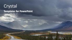  Presentation with season - Presentation enhanced with dalton-highway-in-alaska background and a ocean colored foreground