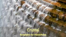  Presentation with water reservoir - Slides consisting of dam design - view of reservoir spillway background and a  colored foreground