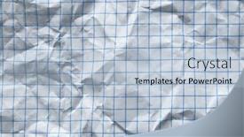  Presentation with texture - Cool new slide deck with damage-paper-texture-close-up backdrop and a light blue colored foreground