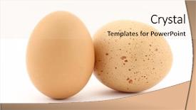  Presentation with skin cancer - PPT theme enhanced with damaged spot skin concept background and a lemonade colored foreground