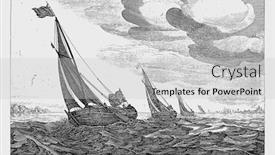  Presentation with engraving - PPT theme with damloopers-robert-de-baudous-possibly background and a light gray colored foreground