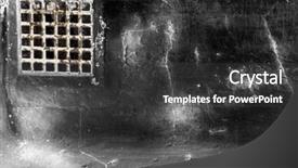  Presentation with air - Presentation theme enhanced with dampers - rusty air grating and wall background and a  colored foreground