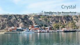  Presentation with maritime - Slide set with dana-point-ca-november-4 background and a sky blue colored foreground