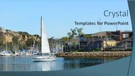  Presentation with sail - Cool new slide set with dana-point-ca-november-4 backdrop and a light blue colored foreground