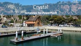  Presentation with maritime - Presentation design consisting of dana-point-california-20-jul background and a light blue colored foreground