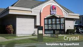  Presentation with restaurant menu board - 