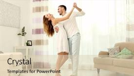  Presentation with dance beautiful couple dancing ballroom - Amazing theme having dance - cute young couple dancing backdrop and a lemonade colored foreground