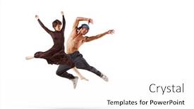  Presentation with dance - PPT layouts enhanced with dance-as-a-lifestyle-mixed background and a white colored foreground