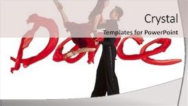  Presentation with dance beautiful couple dancing ballroom - Presentation design consisting of dance beautiful couple dancing ballroom background and a lemonade colored foreground