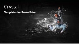  Presentation with passion - Audience pleasing slide deck consisting of dance-is-a-passion-mixed backdrop and a black colored foreground