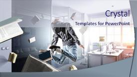  Presentation with passion - Amazing PPT theme having dance is her passion mixed backdrop and a  colored foreground