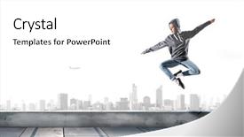  Presentation with passion - Theme featuring dance is her passion mixed background and a  colored foreground