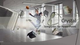  Presentation with passion - Colorful slide deck enhanced with dance is her passion mixed backdrop and a  colored foreground