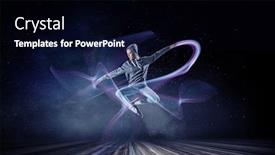  Presentation with passion - Presentation theme consisting of dance-is-her-passion-mixed background and a black colored foreground