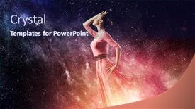  Presentation with passion - PPT layouts enhanced with dance is her passion background and a navy blue colored foreground