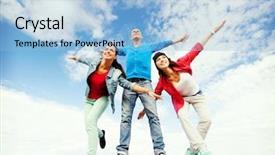  Presentation with school sport - Cool new theme with dance school - sport dancing and urban culture backdrop and a  colored foreground