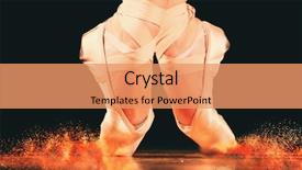  Presentation with dance beautiful couple dancing ballroom - Cool new slides with dancer in ballet shoes dancing backdrop and a coral colored foreground