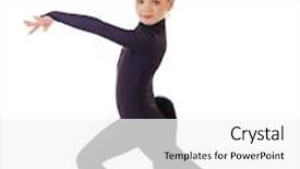  Presentation with black girl - Presentation theme featuring cats musical - dancer little girl dressed background and a white colored foreground