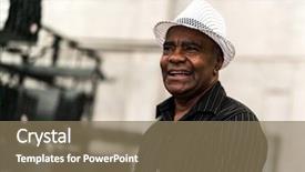  Presentation with latino - Amazing PPT theme having latino dances - brazilian man dancing samba backdrop and a violet colored foreground