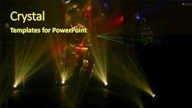  Presentation with night club - Presentation having rnb - dancing girl in night club background and a wine colored foreground