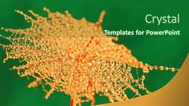  Presentation with dandelion - Slide deck enhanced with dandelion-flower-background-in-water background and a forest green colored foreground