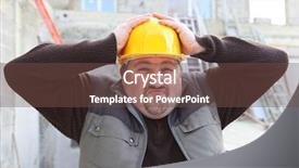  Presentation with builder - Presentation theme consisting of route navigate location planning transportation background and a white colored foreground