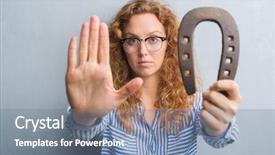  Presentation with open bible over grunge sandstone - Theme with dangerous goods - young redhead woman over grey background and a seafoam green colored foreground