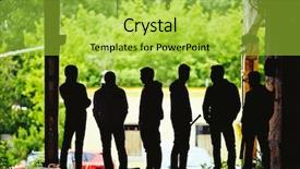  Presentation with zone - Amazing PPT layouts having dangerous zone backdrop and a yellow colored foreground