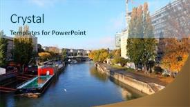  Presentation with danube - PPT layouts consisting of danube in wien austria background and a  colored foreground