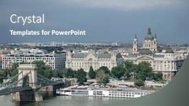  Presentation with river vs borehole - Amazing PPT layouts having danube-river-panorama-danube backdrop and a light blue colored foreground