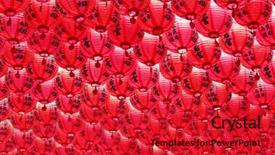  Presentation with lanterns - Cool new slide set with daoism - red lanterns backdrop and a red colored foreground