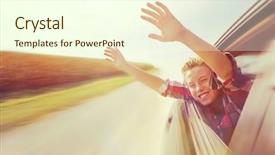  Presentation with hands down - PPT layouts with dare - boy putting his heads background and a cream colored foreground