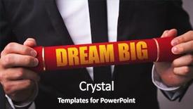  Presentation with overcome - Cool new theme with dare overcome - dream big backdrop and a black colored foreground