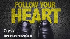  Presentation with overcome - PPT theme with dare overcome - top view of business shoes background and a dark gray colored foreground