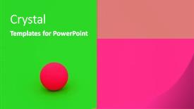  Presentation with copy space leadership - PPT theme with dare-to-be-different background and a shamrock green colored foreground