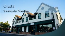  Presentation with butcher shop - Beautiful presentation design featuring darien-ct-usa-october-2 backdrop and a light blue colored foreground