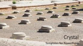  Presentation with iran - Slide deck enhanced with darius - hall ruins of more then background and a soft green colored foreground