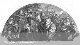  Presentation with wife - Beautiful slide deck featuring darius-s-mother-sisygambis-kneels backdrop and a gray colored foreground