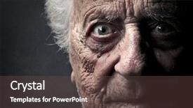  Presentation with senior hunger - Presentation theme with fantastic and fresh lobster ready to be cooked background and a gray colored foreground