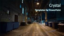  Presentation with dark night - Audience pleasing PPT layouts consisting of dark and eerie urban city backdrop and a wine colored foreground