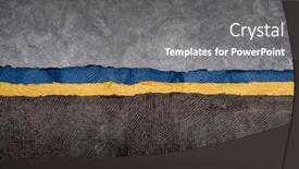  Presentation with gloomy - Presentation design featuring dark-and-gloomy-landscape-abstract background and a gray colored foreground