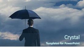  Presentation with dark - Slide set enhanced with dark background business finance career background and a ocean colored foreground