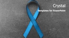  Presentation with ovarian - PPT theme having dark background ovarian cancer background and a gray colored foreground