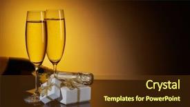  Presentation with dark space - Theme having dark background with ligth background and a tawny brown colored foreground