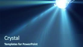  Presentation with spotlight - Presentation theme featuring dark background with spotlight background and a ocean colored foreground