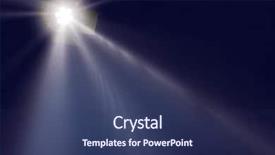  Presentation with spotlight - Amazing PPT theme having dark background with spotlight backdrop and a ocean colored foreground