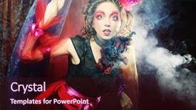  Presentation with gothic - Amazing slide set having dark beautiful gothic princess halloween party backdrop and a wine colored foreground