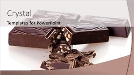  Presentation with bitter - Slides enhanced with dark bitter chocolate background and a light gray colored foreground