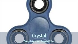  Presentation with dark blue stars and glitter - Amazing PPT layouts having dark blue fidget spinner isolated backdrop and a  colored foreground